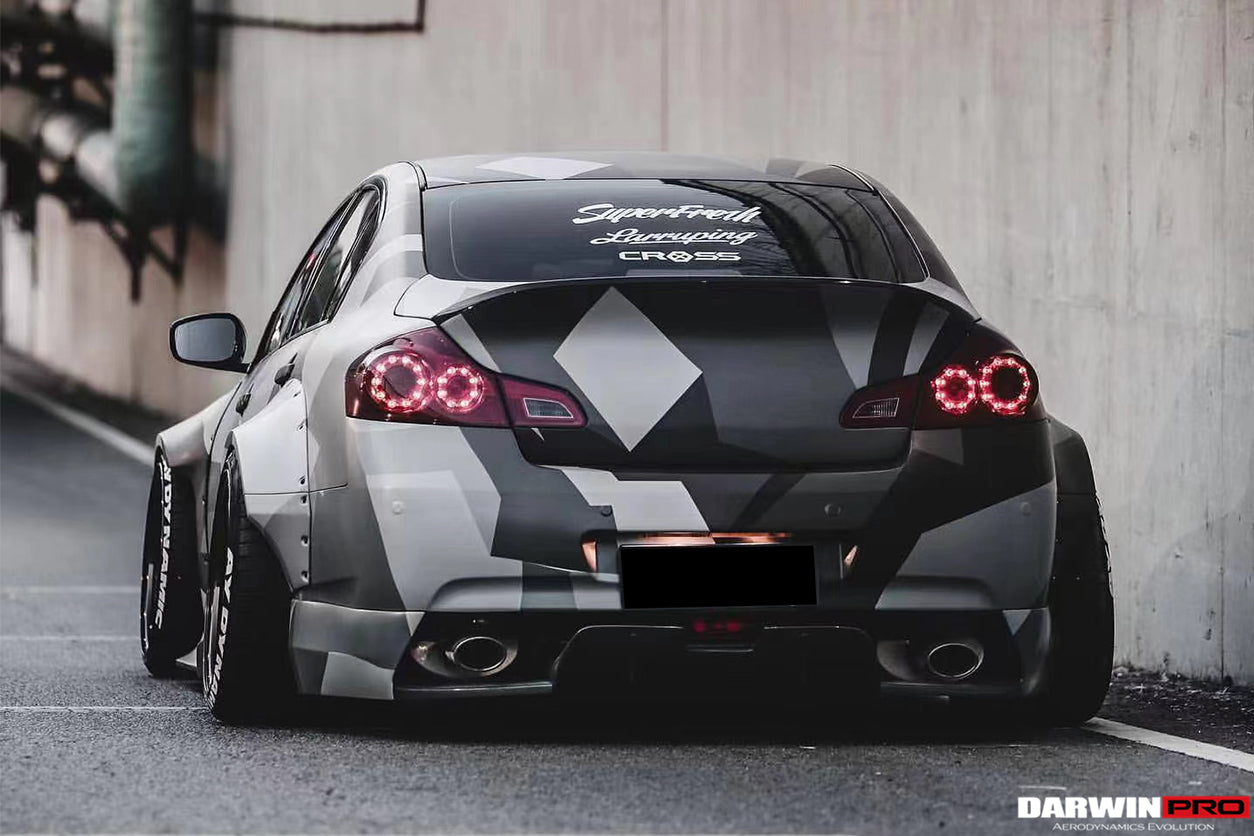 2010-2013 Infiniti G25/G37 Sedan BKSS Style Wide Fender Flares - DarwinPRO Aerodynamics