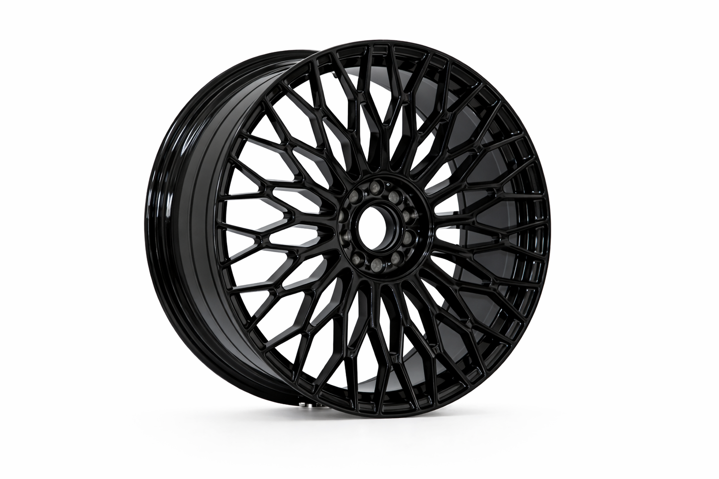 E117 Gloss Black 22x9.0 ET25 5x114.3.120 - Square Set (4 Wheels)