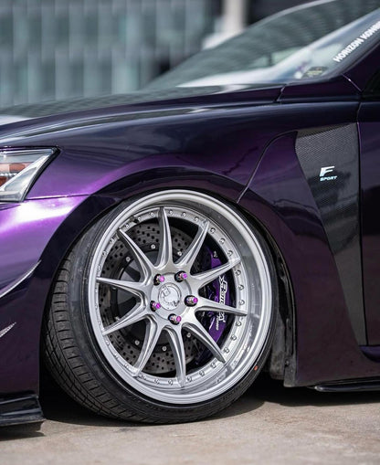 Aodhan DS07 Silver w/Machined Face - 18x9.5 +22 5x114.3 (Square Set of 4)