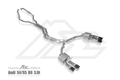 FI Exhaust Valvetronic Cat-Back System For Audi S4 / S5 (B9) 2018-2024