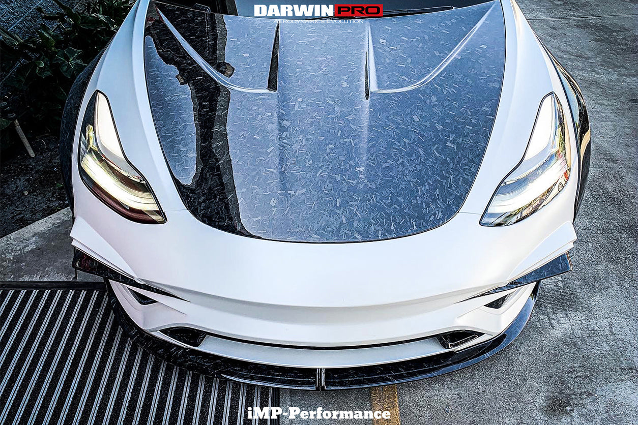 2021+ Tesla Model 3 IMP Performance Partial Carbon Fiber Full Body Kit - DarwinPRO Aerodynamics
