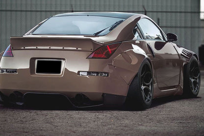2003-2008 Nissan 350Z BRY Style Trunk Spoiler - Carbonado