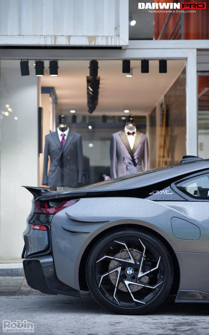 2014-2018 BMW i8 BZK Carbon Fiber Rear Canards - DarwinPRO Aerodynamics