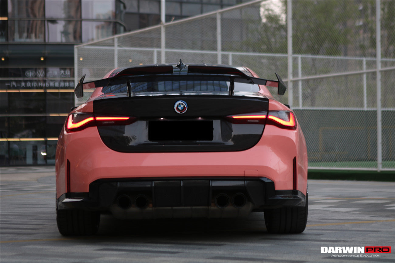 2021-UP BMW M4 G82/4 Series G22 BKSSII Style Carbon Fiber Trunk Spoiler - DarwinPRO Aerodynamics