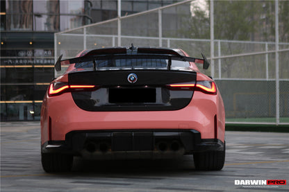 2021-UP BMW M4 G82/4 Series G22 BKSSII Style Carbon Fiber Trunk Spoiler - DarwinPRO Aerodynamics