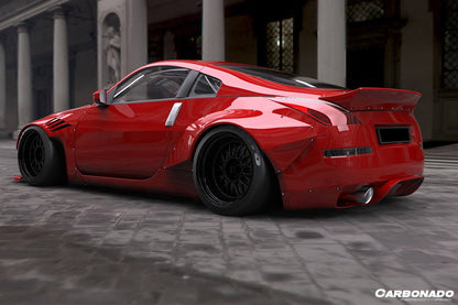2003-2008 Nissan 350Z BRY Style Trunk Spoiler - Carbonado