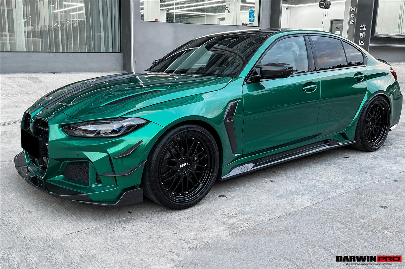 2021-UP BMW M3 G80 G81 BKSSII Style Front Bumper and Front Fender and Side Skirts - DarwinPRO Aerodynamics