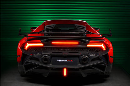 2015-2022 Lamborghini Huracan EVO BKSSII Style Rear Bumper - DarwinPRO Aerodynamics