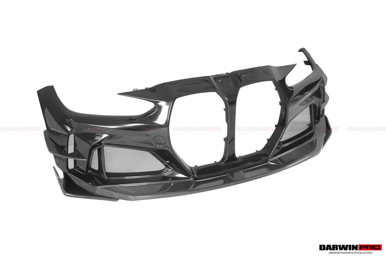 2021-UP BMW M4 G82/G83 BKSSII Style Front Bumper and Front Fender and Side Skirts - DarwinPRO Aerodynamics