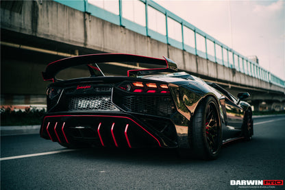 2011-2016 Lamborghini Aventador LP700 Roadster SV-BKSSII Style Wide Body Carbon Fiber Aero Full Kit - DarwinPRO Aerodynamics