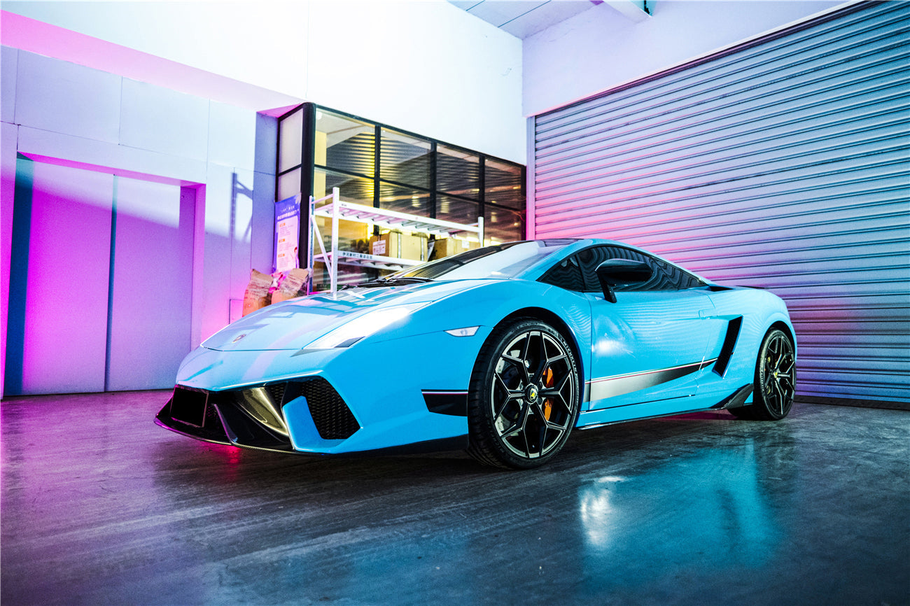 2004-2014 Lamborghini Gallardo BKSS Style Side Skirts - DarwinPRO Aerodynamics