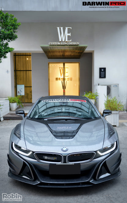 2014-2018 BMW i8 BZK Carbon Fiber Front Canards - DarwinPRO Aerodynamics