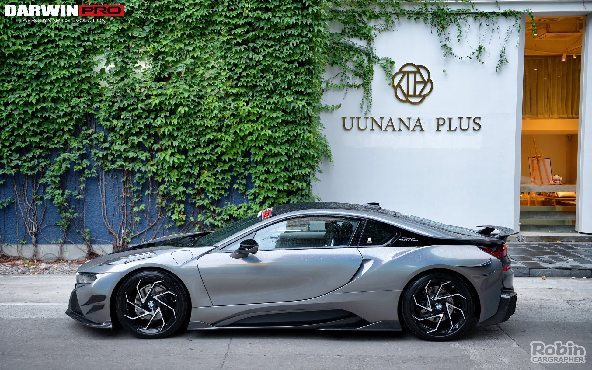 2014-2018 BMW i8 BZK Carbon Fiber Side Skirts - DarwinPRO Aerodynamics