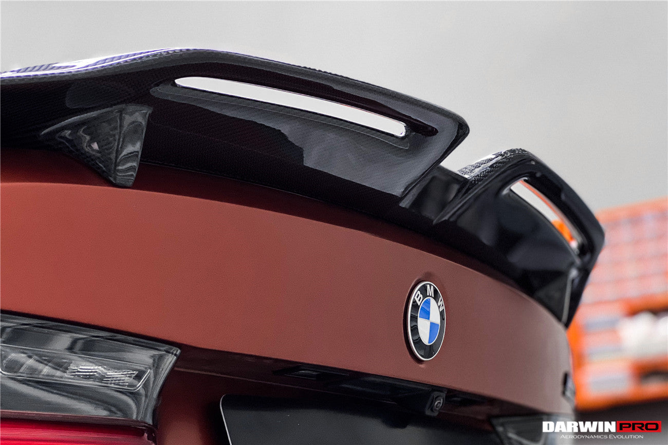 2021-UP BMW M3 G80 G20 BKSS Style Carbon Fiber Trunk Spoiler - DarwinPRO Aerodynamics
