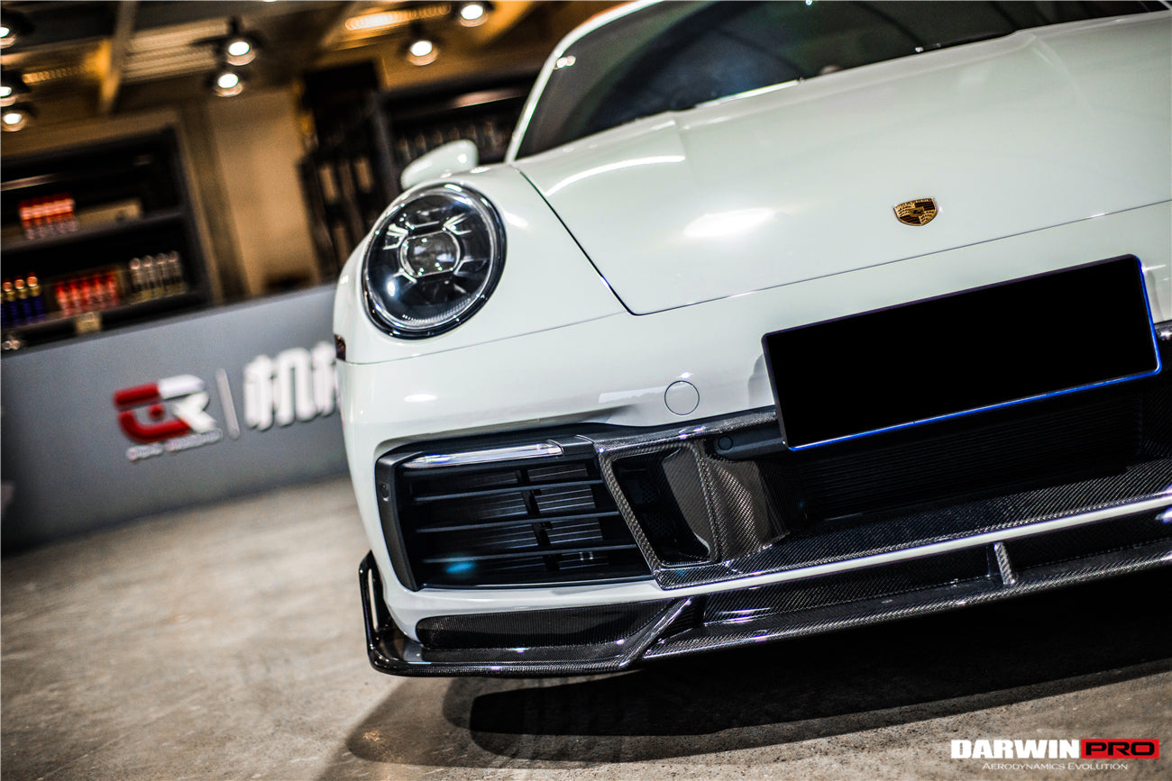 2019-2023 Porsche 911 992 Carrera S/4/4S/Targa/Cabriolet BKSS Style Front Middle Lip - DarwinPRO Aerodynamics