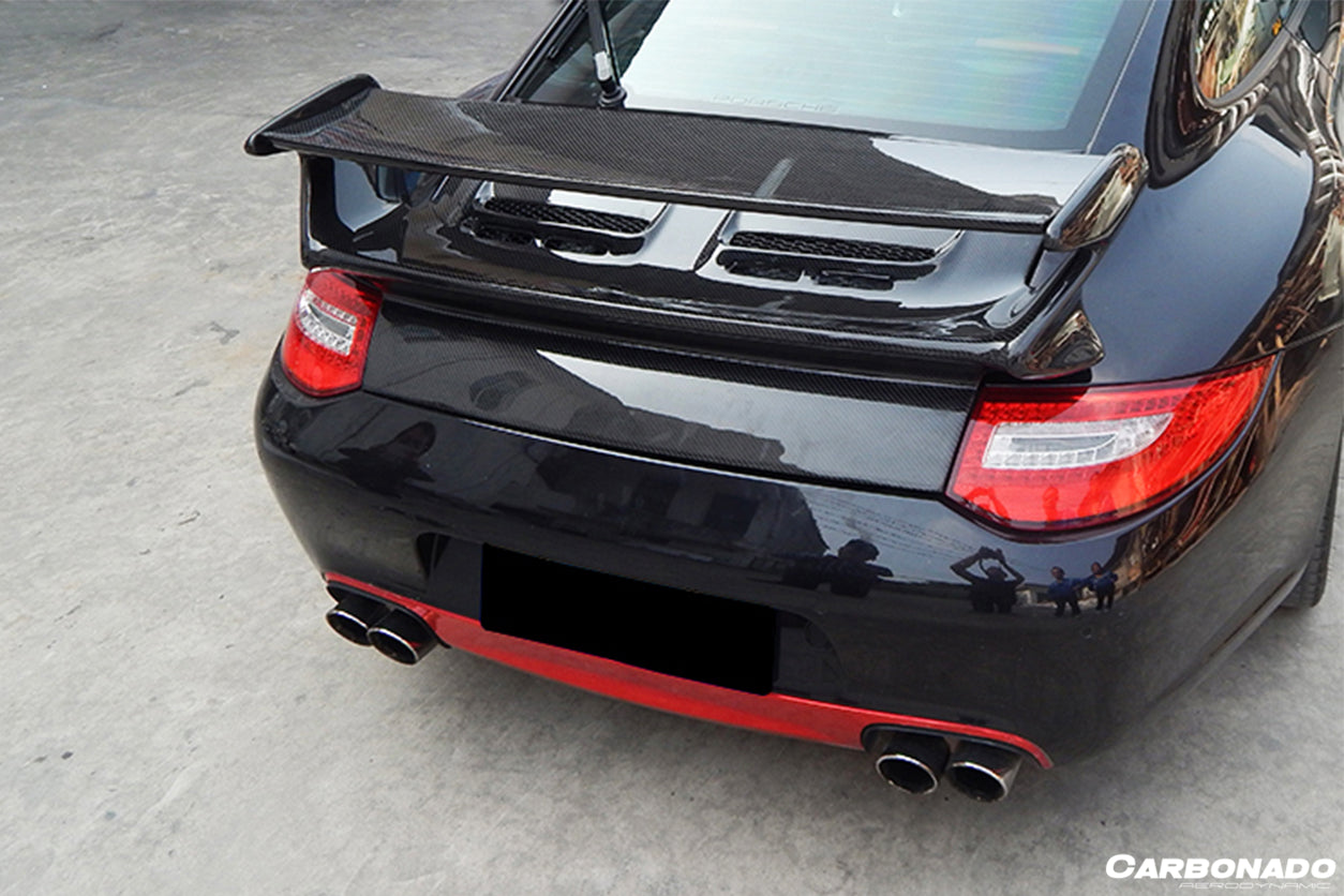 2005-2012 Porsche 911 997 Carrera/S GT3 Style Trunk Spoiler Wing - Carbonado