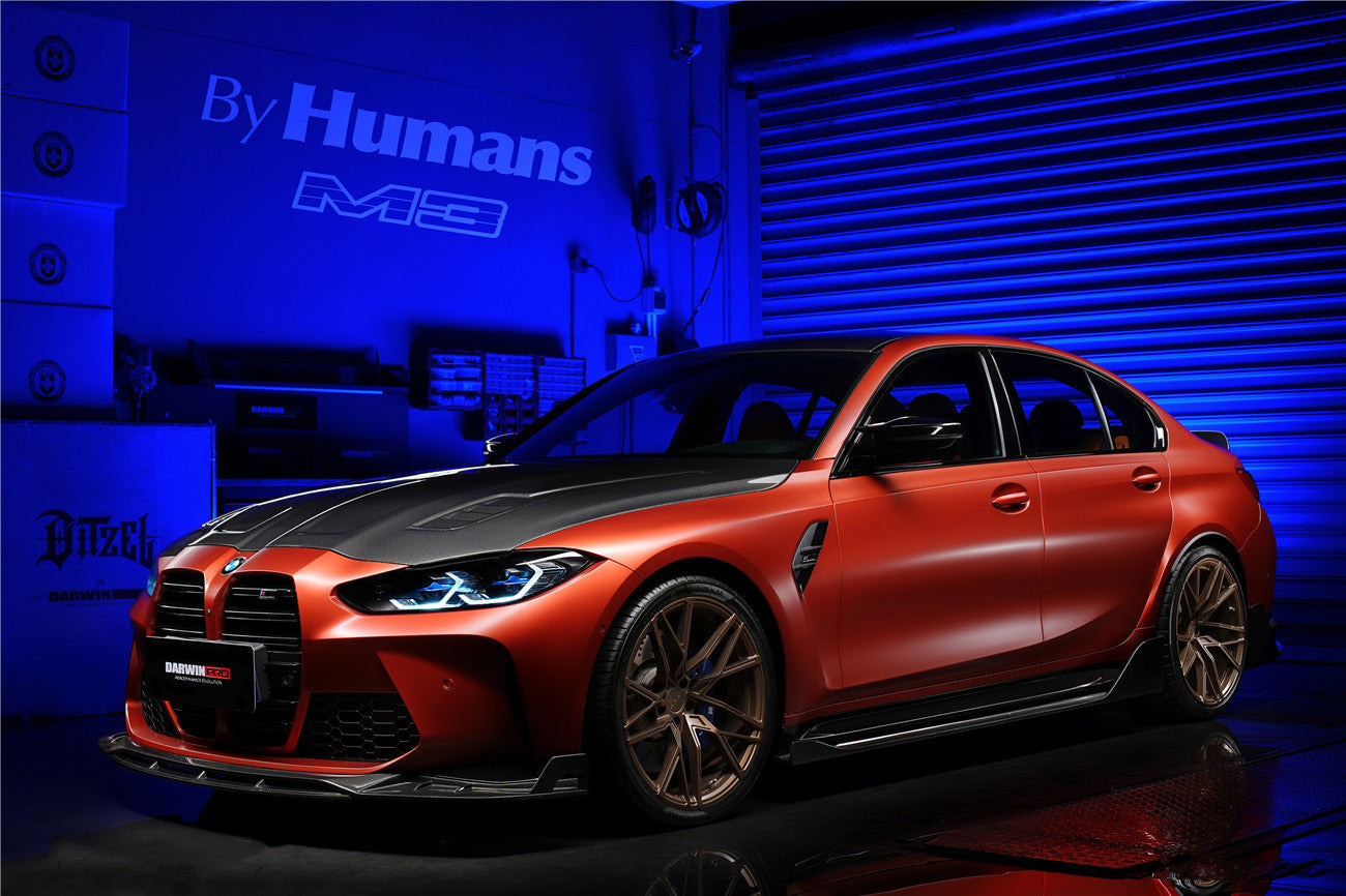 2021-UP BMW M3 G80 M4 G82/G83 BKSS Style Carbon Fiber Front Lip - DarwinPRO Aerodynamics
