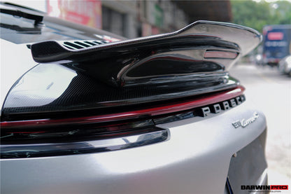 2019-2023 Porsche 911 992 Carrera S/4/4S BKSSII Style Trunk Wing - DarwinPRO Aerodynamics