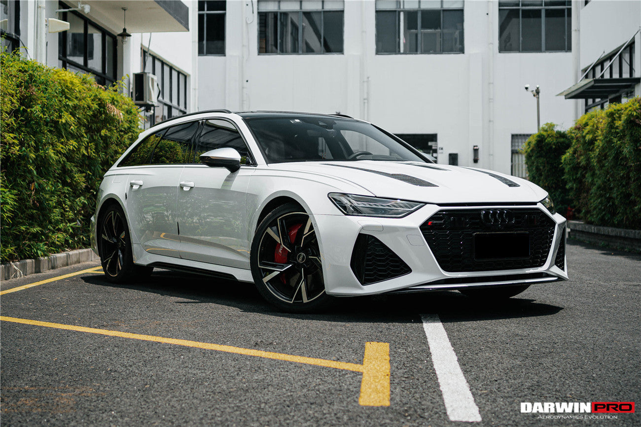 2019-2023 Audi RS6 Avant C8 IMP Performance Partial Carbon Fiber Hood - DarwinPRO Aerodynamics