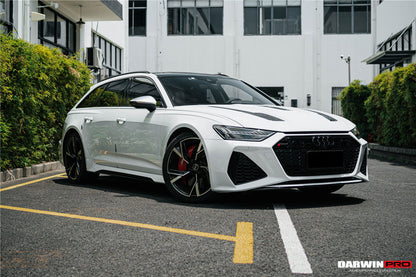 2019-2023 Audi RS6 Avant C8 IMP Performance Partial Carbon Fiber Hood - DarwinPRO Aerodynamics