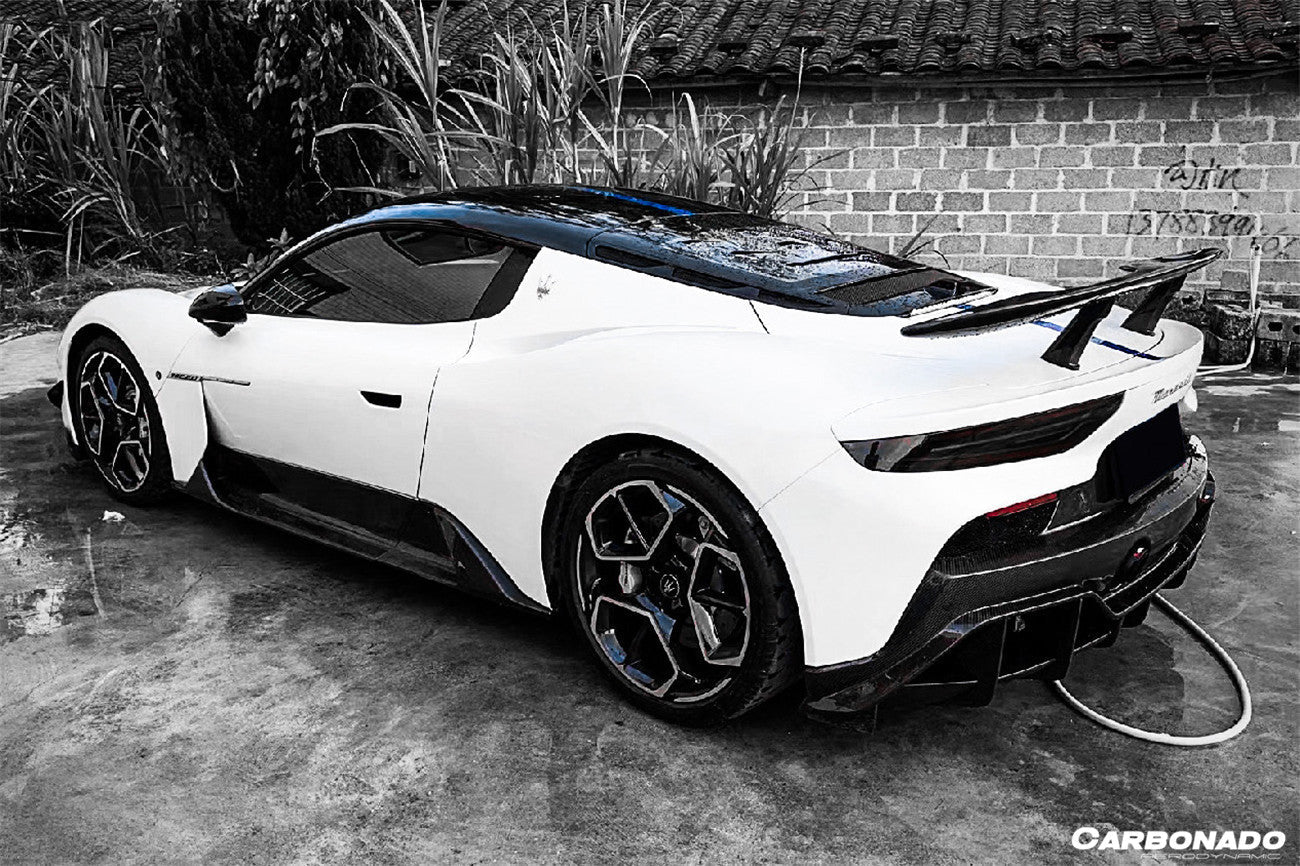 2020-UP Maserati MC20 SVD Style Dry Carbon Fiber GT Wing - Carbonado