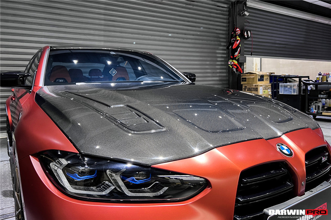 2021-UP BMW M3 G80 G81 M4 G82/G83 BKSSII Style Carbon Fiber Hood - DarwinPRO Aerodynamics