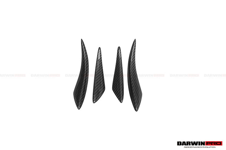 2014-2020 BMW M3/M4 BKSS Style Carbon Fiber Canards - DarwinPRO Aerodynamics
