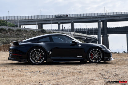 2019-2023 Porsche 911 992 Carrera S/4/4S/Targa/Cabriolet BKSS Style Side Skirts - DarwinPRO Aerodynamics