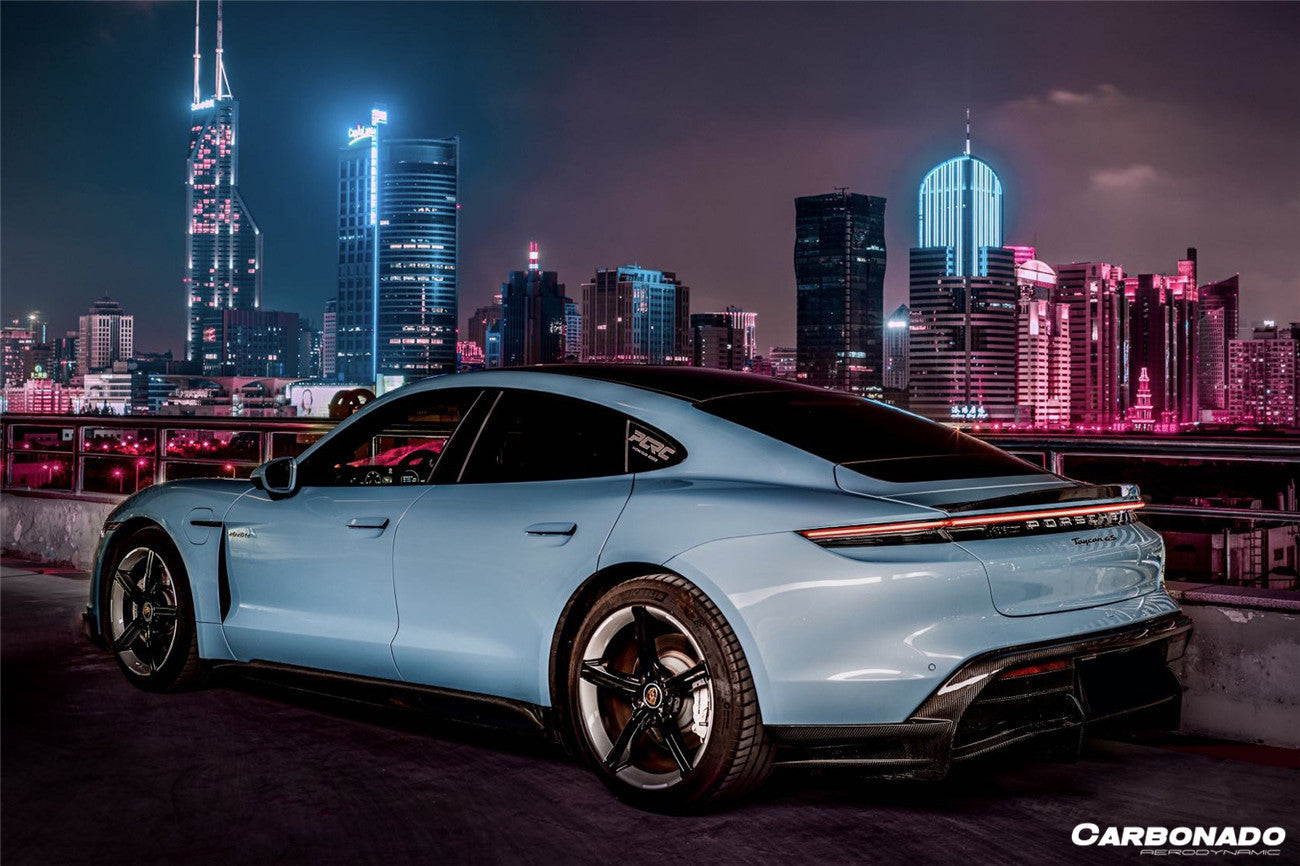 2019-2022 Porsche Taycan/4/4S/GTS/TURBO OD Style Rear Diffuser - Carbonado