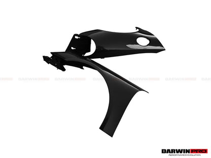 2016-2019 Porsche 911 991.2 Turbo/S Carbon Fiber Fender - DarwinPRO Aerodynamics