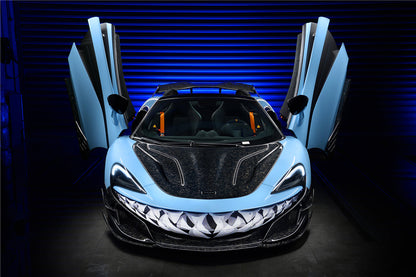 2018-2021 McLaren 600lt 2015-2021 540c/570s/570gt BKSS Style Carbon Fiber Hood - DarwinPRO Aerodynamics