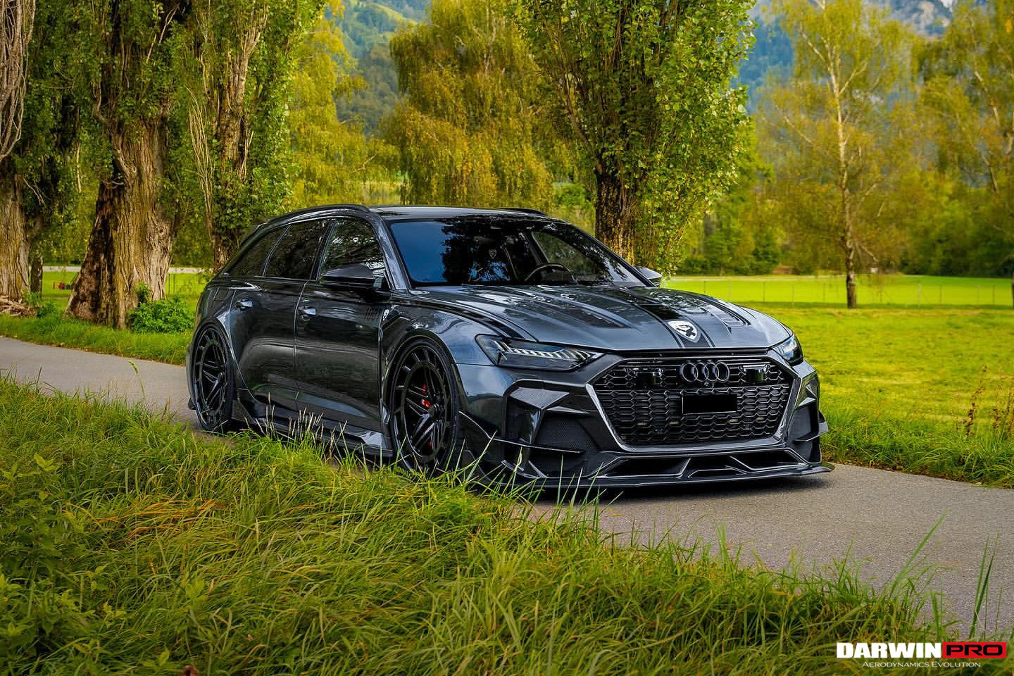 2019-2023 Audi RS6 Avant C8 IMP Performance Side Skirts - DarwinPRO Aerodynamics