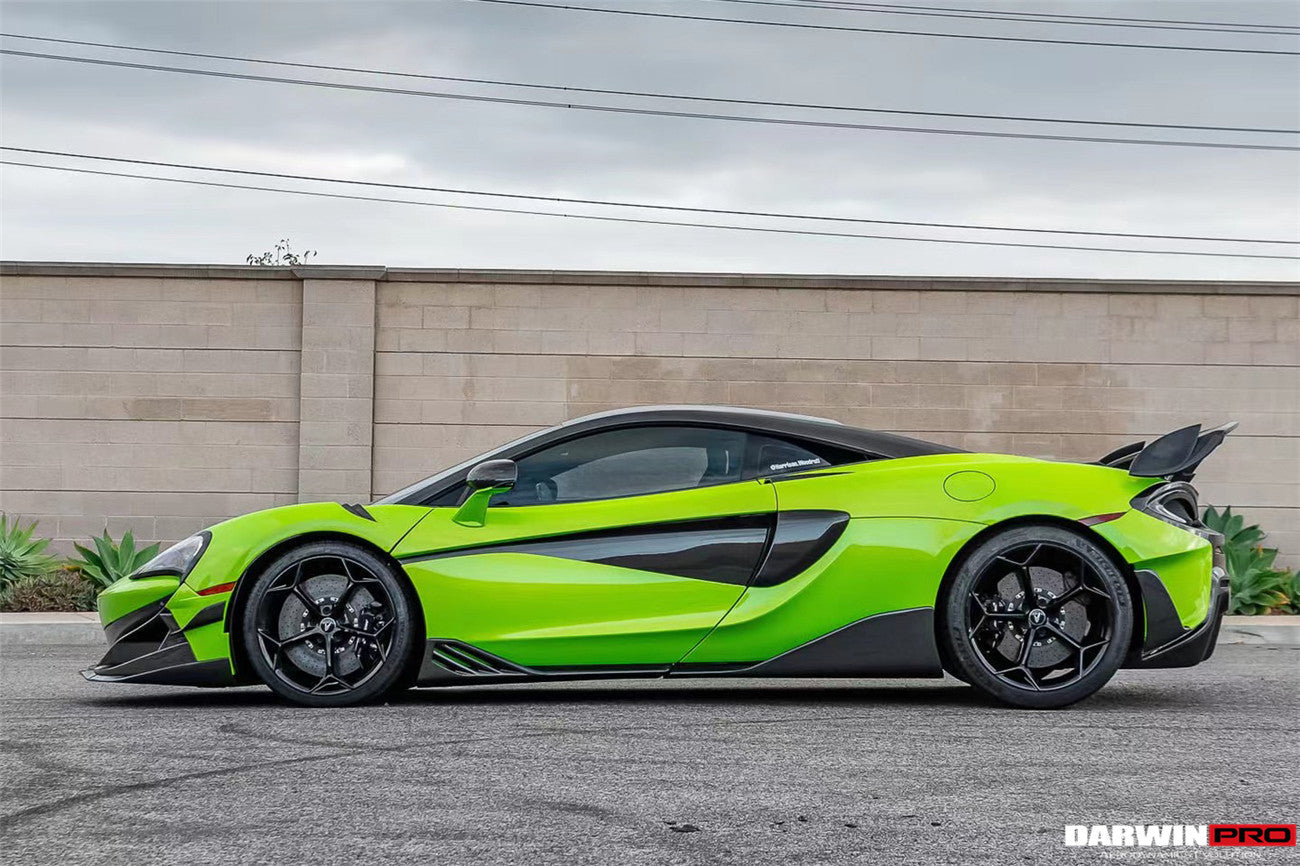 2018-2021 McLaren 600lt Carbon Fiber Rear Bumper Side Canards - DarwinPRO Aerodynamics