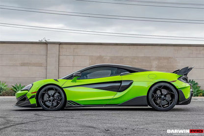 2018-2021 McLaren 600lt Carbon Fiber Rear Bumper Side Canards - DarwinPRO Aerodynamics