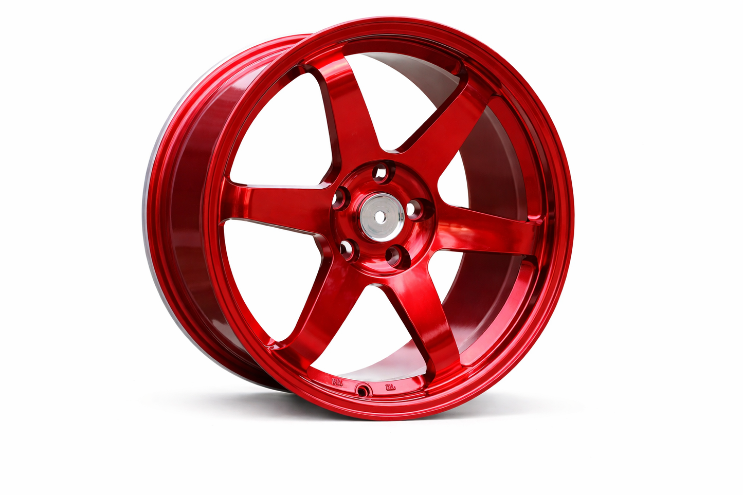 E500 Red 18x8.0 ET35 5x114.3 - Square Set (4 Wheels)