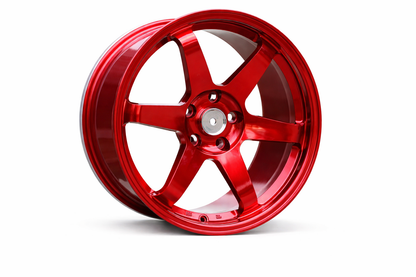 E500 Red 18x8.0 ET35 5x112 - Square Set (4 Wheels)