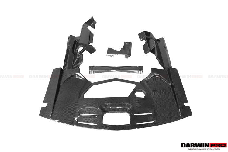 2011-2016 Lamborghini Aventador LP700 Coupe Carbon Fiber Engine Trunk Kit - DarwinPRO Aerodynamics