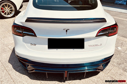 2017-2023 Tesla Model 3 IMP Performance Carbon Fiber Trunk Spoiler - DarwinPRO Aerodynamics