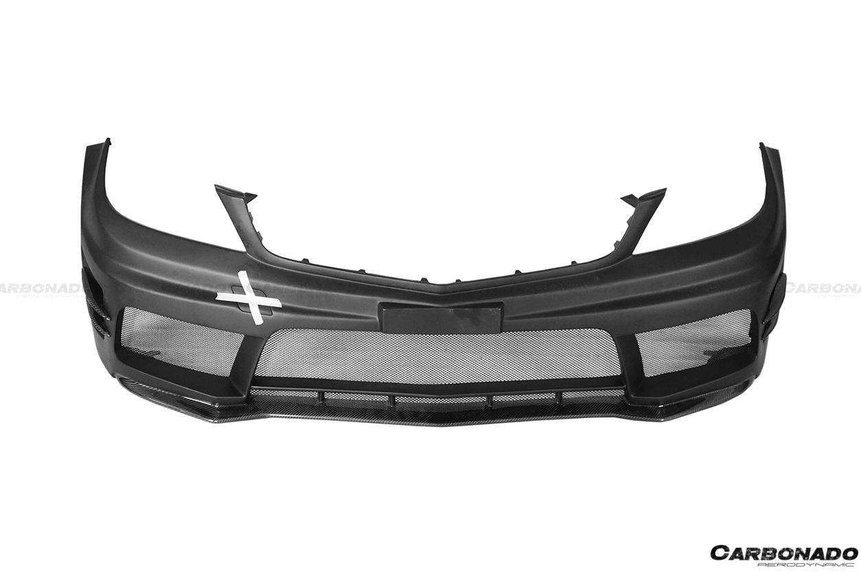 2012-2014 Mercedes Benz C Class W204 P Style Front Bumper - Carbonado Aero