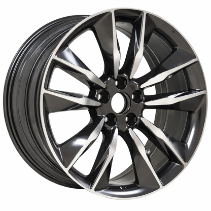E400 Black Machined Face 21x9.5 ET55 5.114 - Square Set (4 Wheels)