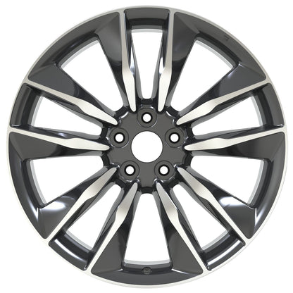 E400 Black Machined Face 21x9.5 ET55 5.114 - Square Set (4 Wheels)