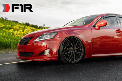 F1R F103 18x8.5 ET42 Gloss Black 5x108 – ( Square Set of 4 )