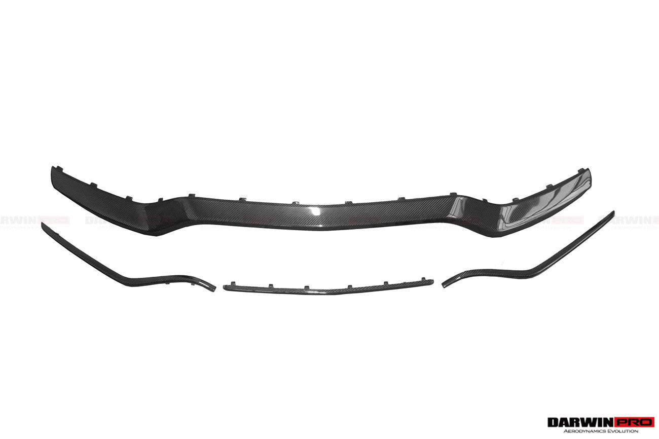 2015-2021 Mercedes Benz W205 C63/S AMG Carbon Fiber Front Bumper Trim Set (4pcs) - DarwinPRO Aerodynamics