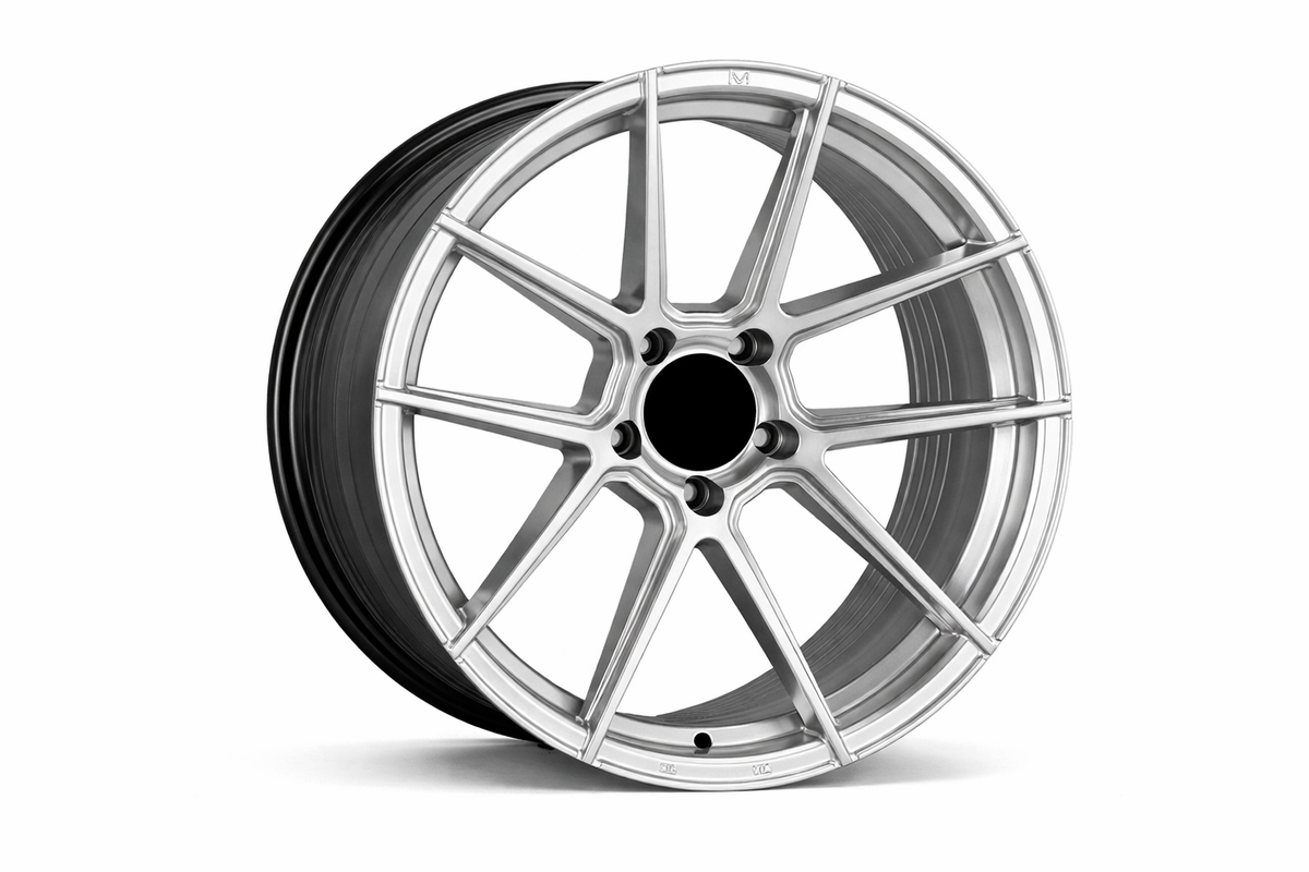 E026 Hyper Silver 19in Staggered Set 8.5 ET35 / 9.5 ET35 5.114 (4 Wheels)