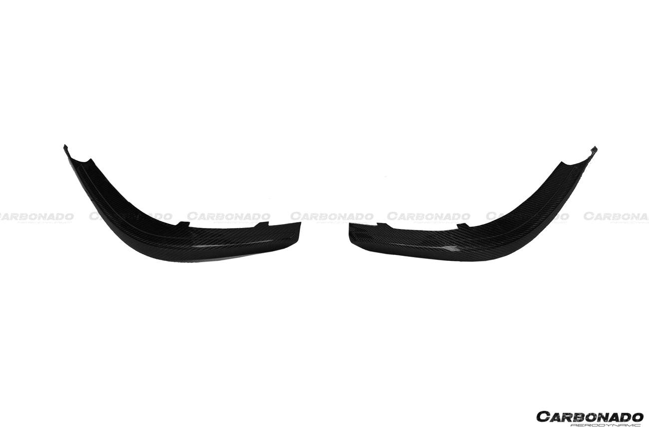 2014-2017 Mercedes Benz C217 S63/S65 AMG Coupe OE Style Carbon Front Bumper Canards - Carbonado Aero