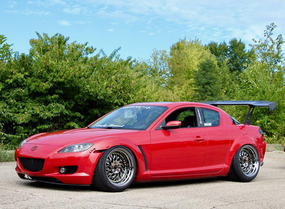 18" Aodhan DS03 Black Vacuum w/ Gold Rivets 5x114.3 ( Square Setup ) ( Set of 4 )