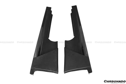 2004-2009 Ferrari F430 AS Style Side Skirts - Carbonado