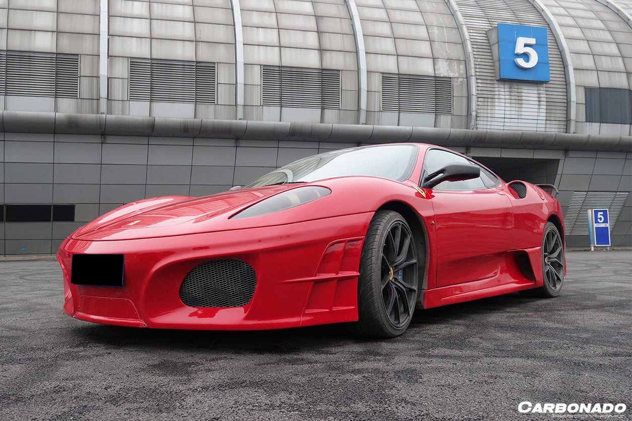 2004-2009 Ferrari F430 AS Style Side Skirts - Carbonado