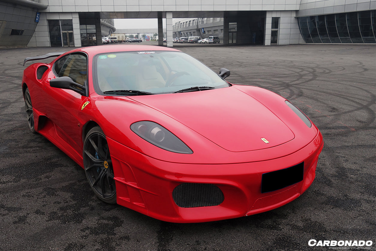 2004-2009 Ferrari F430 AS Style Side Skirts - Carbonado