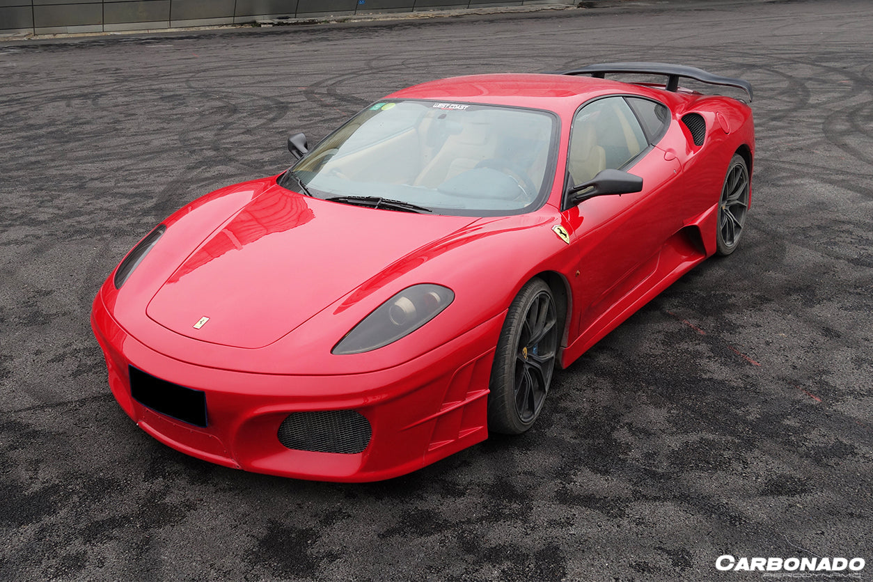 2004-2009 Ferrari F430 AS Style Side Skirts - Carbonado